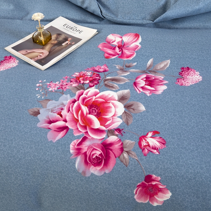 91家纺网 家纺一手货源 找家纺 雨萝家纺 2022新款植物羊绒四件套 香苑