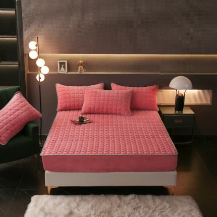 91家纺网 家纺一手货源 找家纺 （总）2025啊雅家居新款单品牛奶绒夹棉床笠