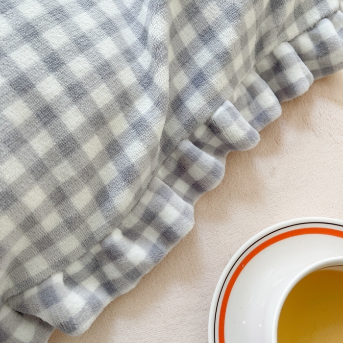 91家纺网 家纺一手货源 找家纺 总时年家纺 2022新款240g亲肤牛奶绒小美好花边款四件套