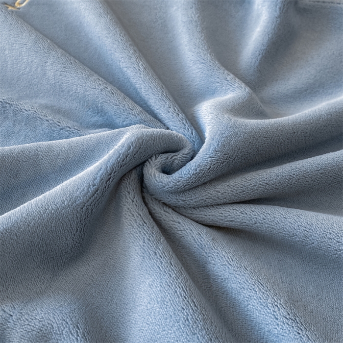 91家纺网 家纺一手货源 找家纺 蓝巢 2022新款牛奶绒轻奢单床笠 轻奢-宾利蓝