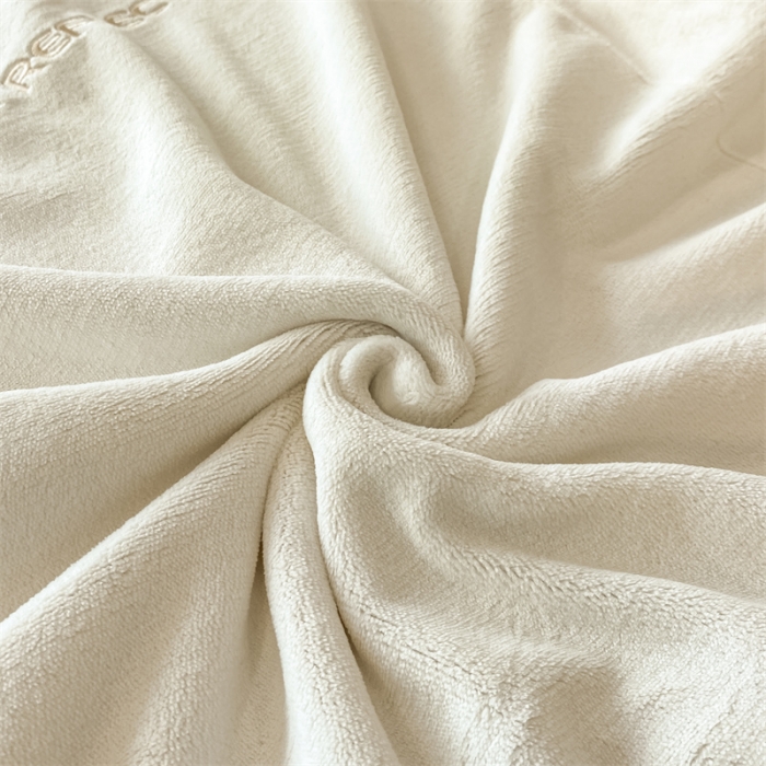 91家纺网 家纺一手货源 找家纺 蓝巢 2022新款牛奶绒轻奢单床笠 轻奢-奶昔白