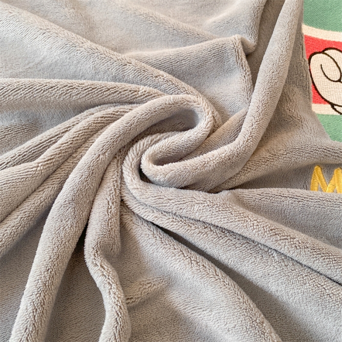 91家纺网 家纺一手货源 找家纺 蓝巢 2022新款牛奶绒迪士尼单床笠 迪士尼-中灰