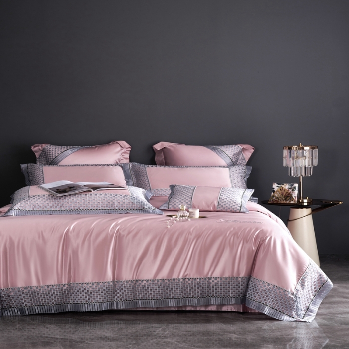 91家纺网 家纺一手货源 找家纺 （总）缔缦 2022新款真丝棉四件套澜庭假日