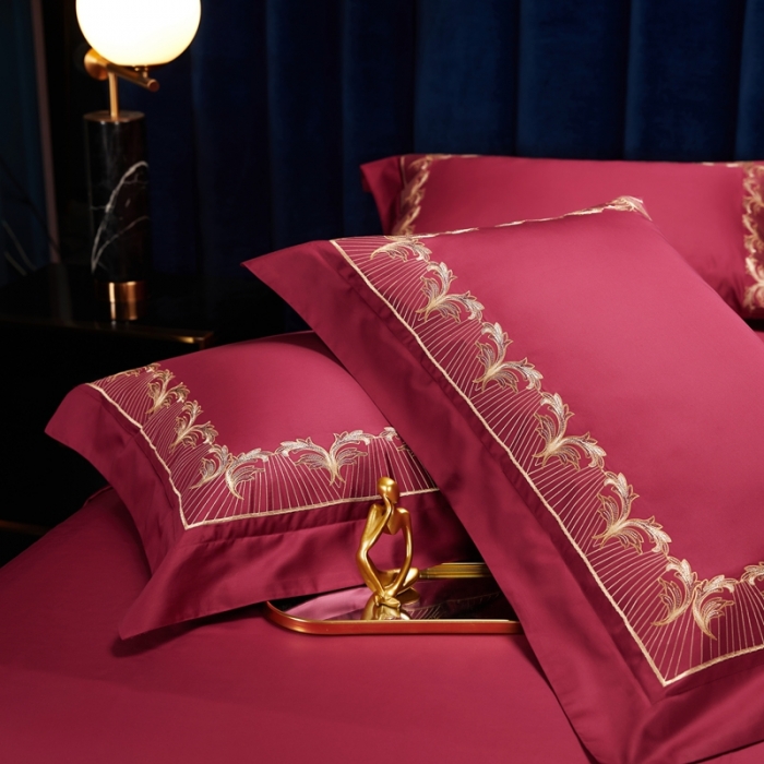 91家纺网 家纺一手货源 找家纺 （总）缔缦 2022新款100s刺绣四件套米兰印象