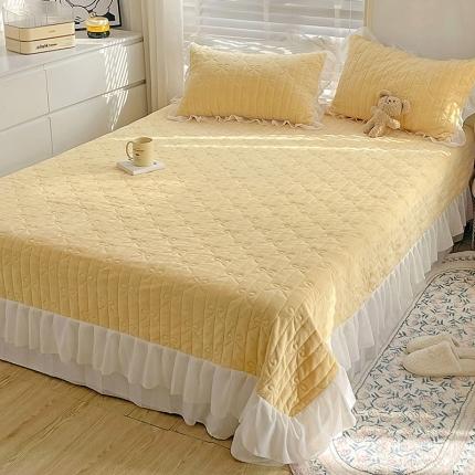 （总）2022山茶家纺新款爱丽丝牛奶绒床盖三件套