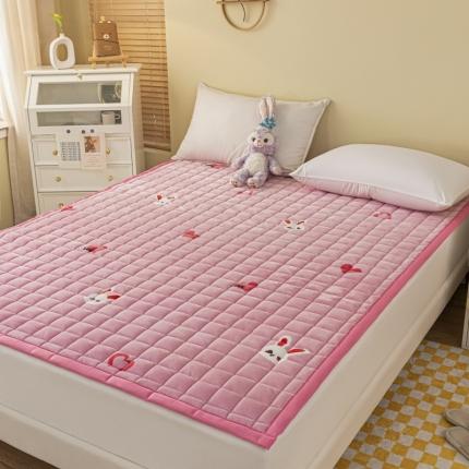 91家纺网 家纺一手货源 找家纺 总东宇2022新款直播供货A类母婴级高克重宝宝绒床垫-风格二