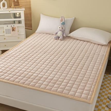 91家纺网 家纺一手货源 找家纺 总东宇2022新款直播供货A类母婴级高克重宝宝绒床垫-风格二