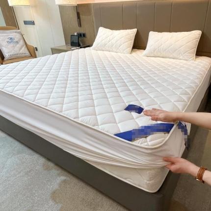 91家纺网 家纺一手货源 找家纺 （总）居眠 2022新款五星级酒店床笠手机拍摄