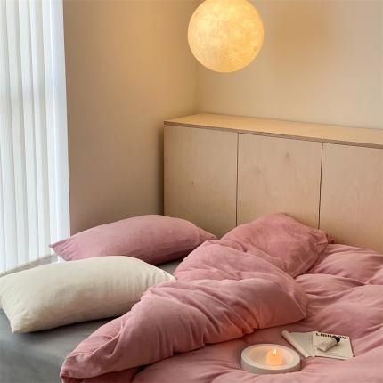 91家纺网 家纺一手货源 找家纺 (总）时光里2022新款纯色混搭18色系列四件套