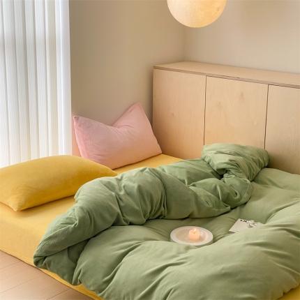 (总）时光里2022新款纯色混搭18色系列四件套