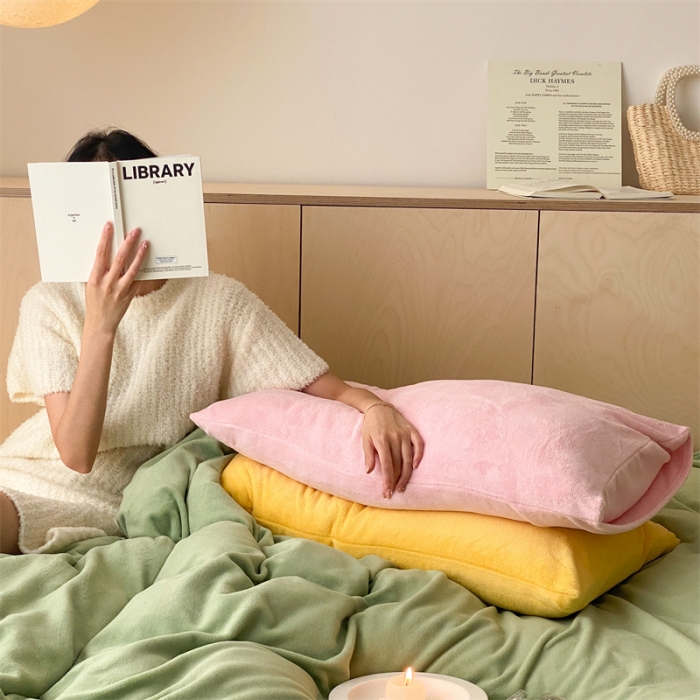 91家纺网 家纺一手货源 找家纺 (总）时光里2022新款纯色混搭18色系列四件套