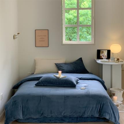 91家纺网 家纺一手货源 找家纺 （总）时光里2022新款纯色12色系列四件套