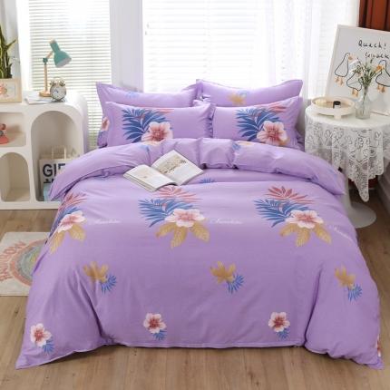 91家纺网 家纺一手货源 找家纺 圣锦 全棉单被套 春风拂梦