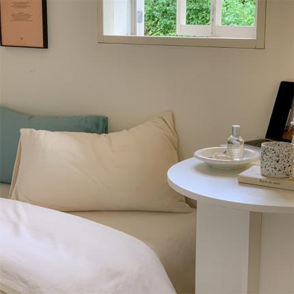 时光里2022新款纯色12色系列四件套 奶白