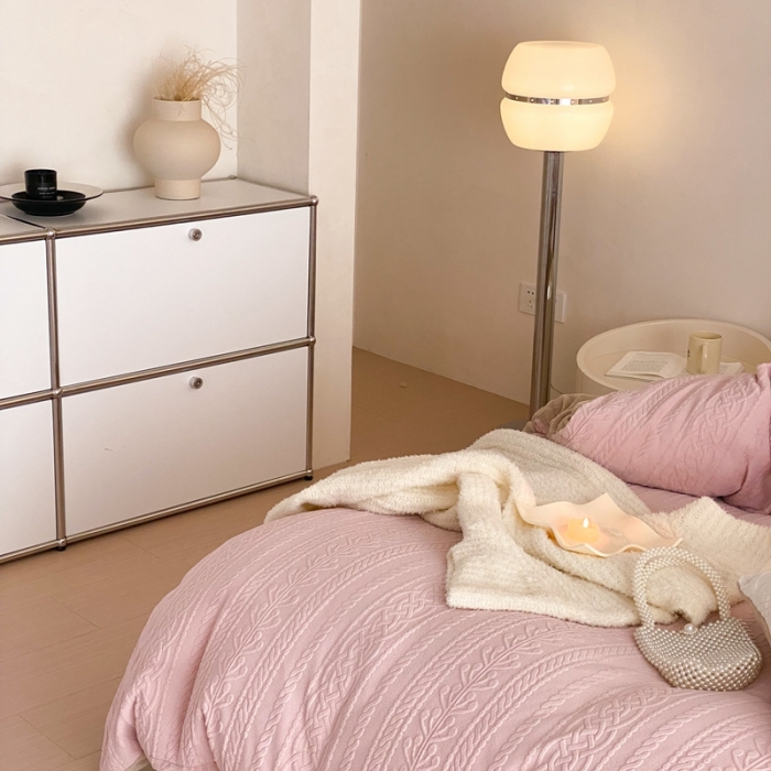 91家纺网 家纺一手货源 找家纺 （总）梦享生活 2022新款加厚牛奶雕花绒四件套