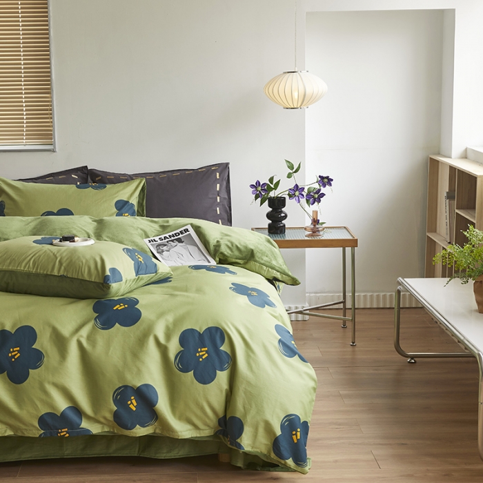 91家纺网 家纺一手货源 找家纺 （总）怡家居 2022秋冬A版棉B版水晶绒四件套