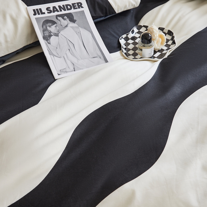 91家纺网 家纺一手货源 找家纺 怡家居 2022秋冬A版棉B版水晶绒四件套 心田