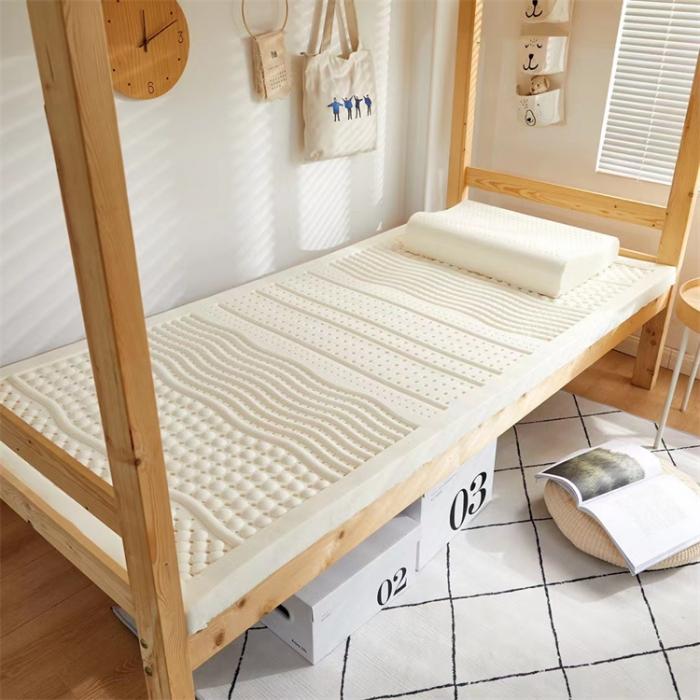 91家纺网 家纺一手货源 找家纺 Ventry泰国天然儿童乳胶床垫V牌学生宿舍床乳胶垫子上下铺