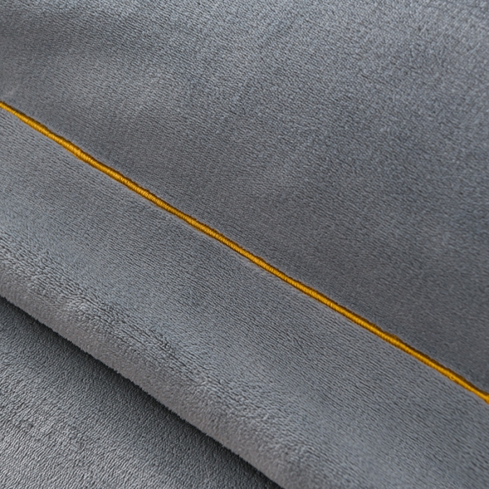 91家纺网 家纺一手货源 找家纺 金麦 2022新款230克全消光A类牛奶绒四件套-梦鹿 浅灰