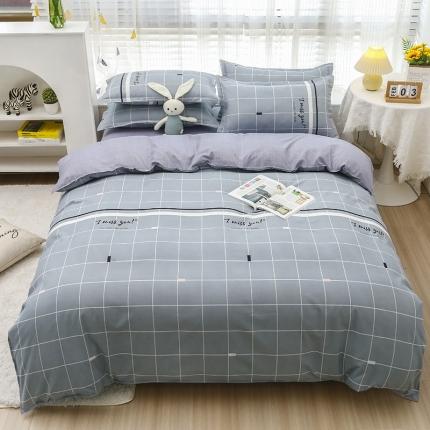 91家纺网 家纺一手货源 找家纺 （总）大G 2024新款140克印花磨毛四件套