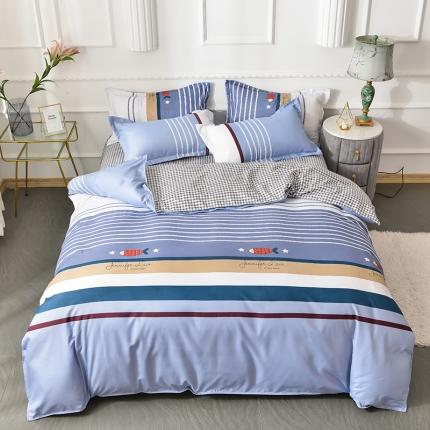 91家纺网 家纺一手货源 找家纺 （总）大G 2024新款140克印花磨毛四件套