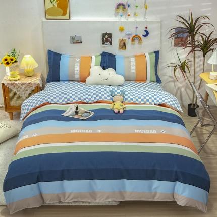 91家纺网 家纺一手货源 找家纺 （总）大G 2024新款140克印花磨毛四件套