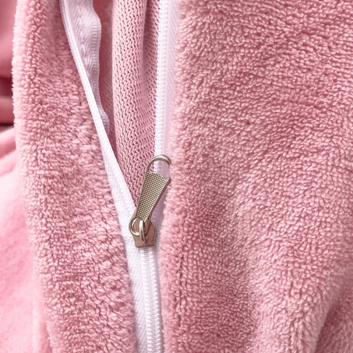 91家纺网 家纺一手货源 找家纺 靓生活 2022新款纯色牛奶绒绣花小清新床裙四件套-初遇 豆沙