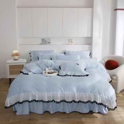 91家纺网 家纺一手货源 找家纺 （总）婳庭2023新款宝宝绒雪莉系列