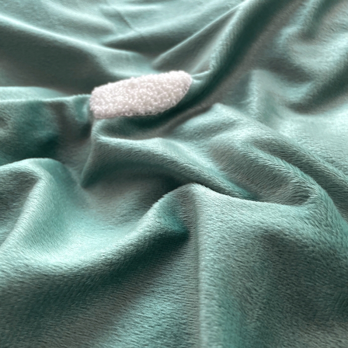 91家纺网 家纺一手货源 找家纺 金米诺 2022直播供货韩版花边纯色牛奶绒水晶四件套 橄榄绿