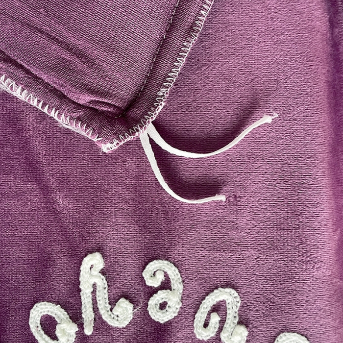 91家纺网 家纺一手货源 找家纺 金米诺 2022直播供货韩版花边纯色牛奶绒水晶四件套 紫色