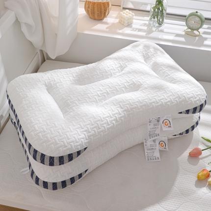 91家纺网 家纺一手货源 找家纺 （总）仁宇 2022新款新一代升级彩色条纹按摩枕头