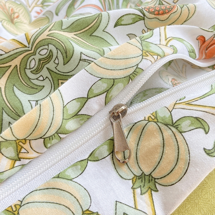 91家纺网 家纺一手货源 找家纺 安莱生活 2022新款秋冬家用60支纯棉印花三四件套 复古系类-阳光西柚