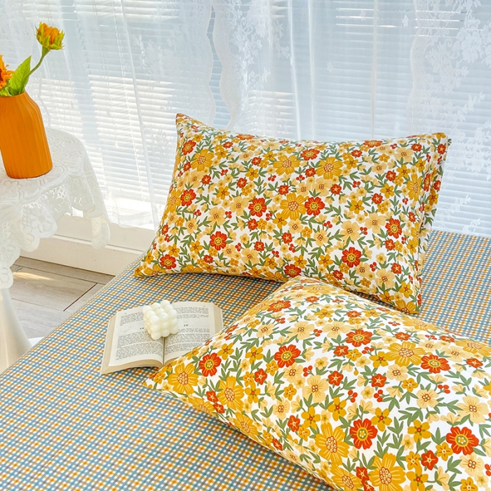 91家纺网 家纺一手货源 找家纺 安莱生活 2022新款秋冬家用60支纯棉印花三四件套 复古系列-采薇