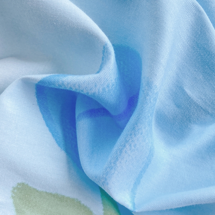 91家纺网 家纺一手货源 找家纺 安莱生活 2022新款秋冬家用60支纯棉印花三四件套 梦幻系列-静娴小花-兰