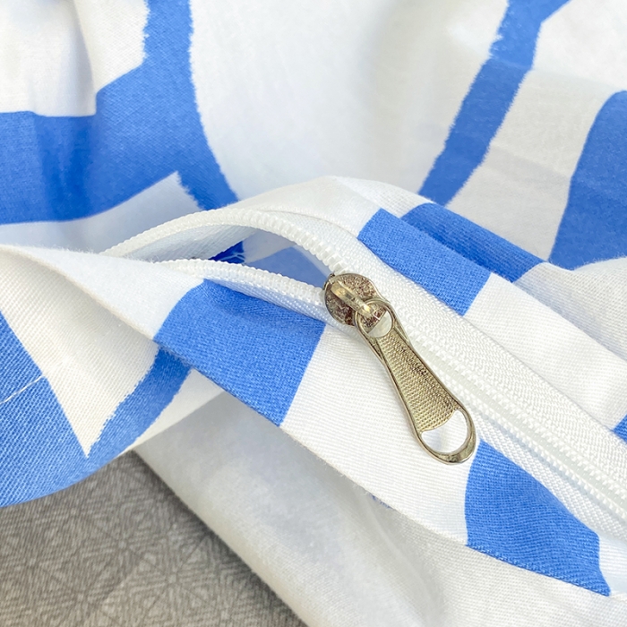 91家纺网 家纺一手货源 找家纺 安莱生活 2022新款秋冬家用60支纯棉印花三四件套 时尚系类-萌心初动-兰