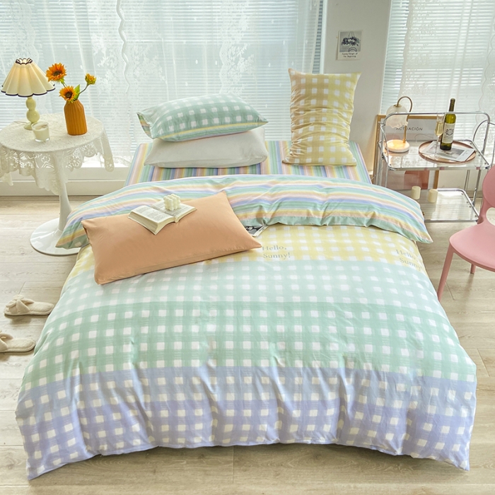 91家纺网 家纺一手货源 找家纺 安莱生活 2022新款秋冬家用60支纯棉印花三四件套 时尚系类-水木清华