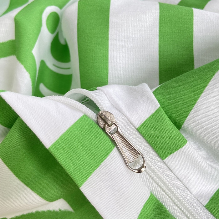 91家纺网 家纺一手货源 找家纺 安莱生活 2022新款秋冬家用60支纯棉印花三四件套 时尚系列-萌动初心-绿