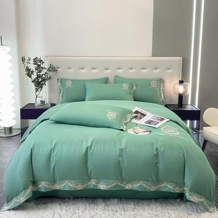 91家纺网 家纺一手货源 找家纺 冬季新品加厚1长绒棉全棉纯棉磨毛刺绣四件套床单被套爆款