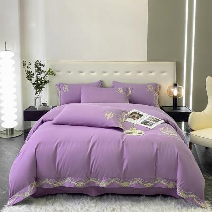 91家纺网 家纺一手货源 找家纺 冬季新品加厚1长绒棉全棉纯棉磨毛刺绣四件套床单被套爆款