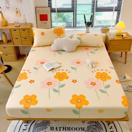 91家纺网 家纺一手货源 找家纺 （总）芃成 2022新款全棉磨毛单床笠