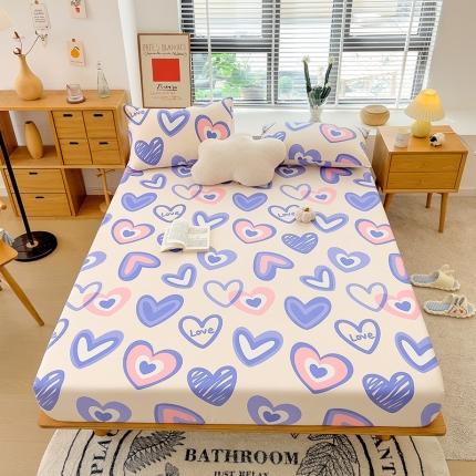 91家纺网 家纺一手货源 找家纺 芃成 2022新款全棉磨毛单床笠 甜心