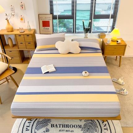 91家纺网 家纺一手货源 找家纺 芃成 2022新款全棉磨毛单床笠 完美情调