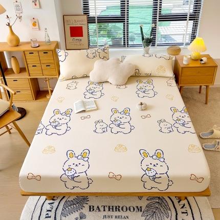 芃成 2022新款全棉磨毛单床笠 乖乖兔