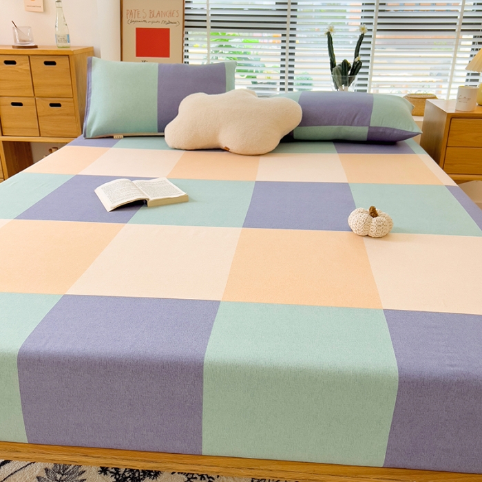 91家纺网 家纺一手货源 找家纺 芃成 2022新款全棉磨毛单床笠 极简主义