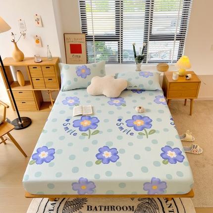 芃成 2022新款全棉磨毛单床笠 流星花园 紫