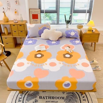 芃成 2022新款全棉磨毛单床笠 婉然 灰