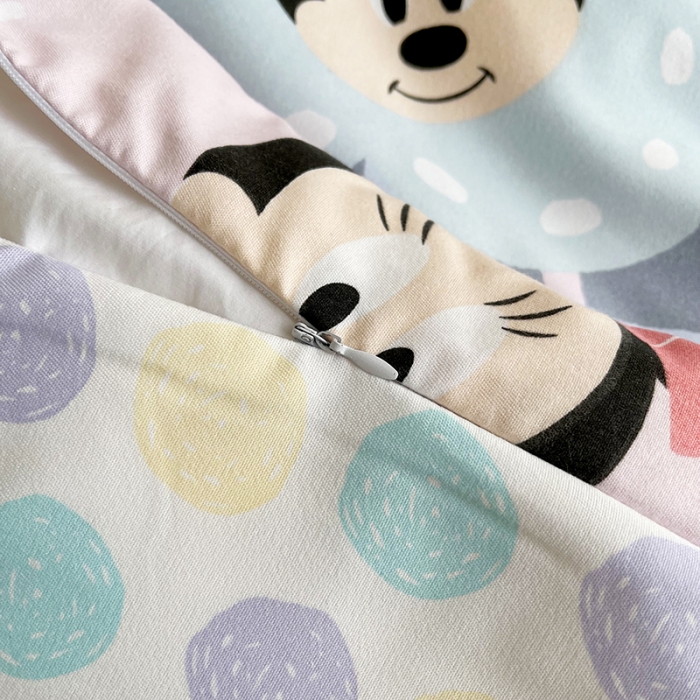 91家纺网 家纺一手货源 找家纺 小芽 迪士尼植物羊绒四件套 米妮与黛西