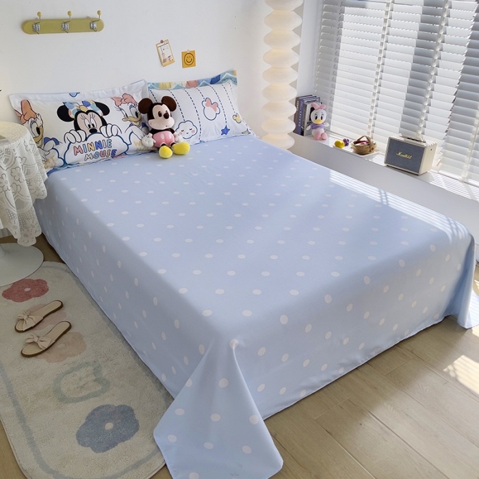 91家纺网 家纺一手货源 找家纺 小芽 迪士尼植物羊绒四件套 米妮之家