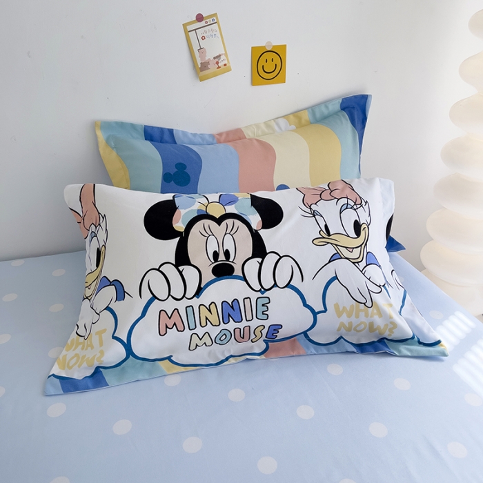 91家纺网 家纺一手货源 找家纺 小芽 迪士尼植物羊绒四件套 米妮之家