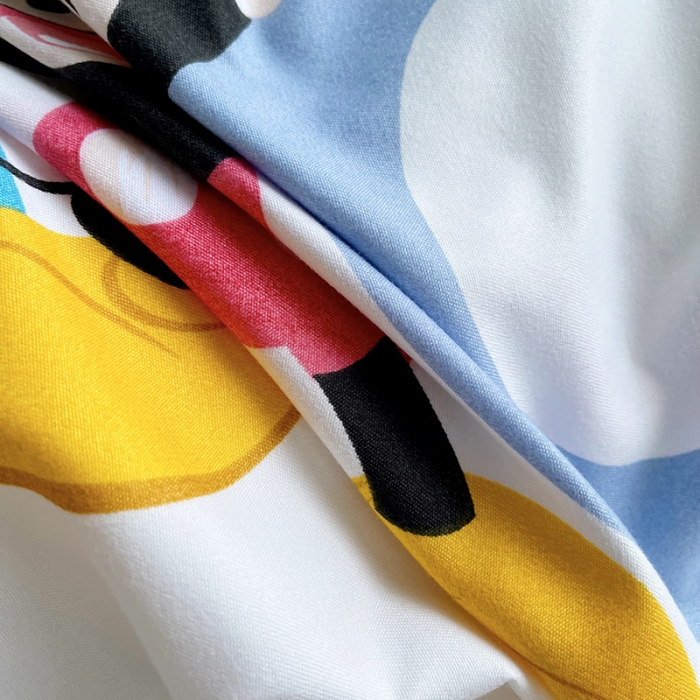 91家纺网 家纺一手货源 找家纺 小芽 迪士尼植物羊绒四件套 字母米奇